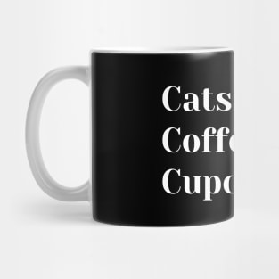 cats coffee cupcakes Mug